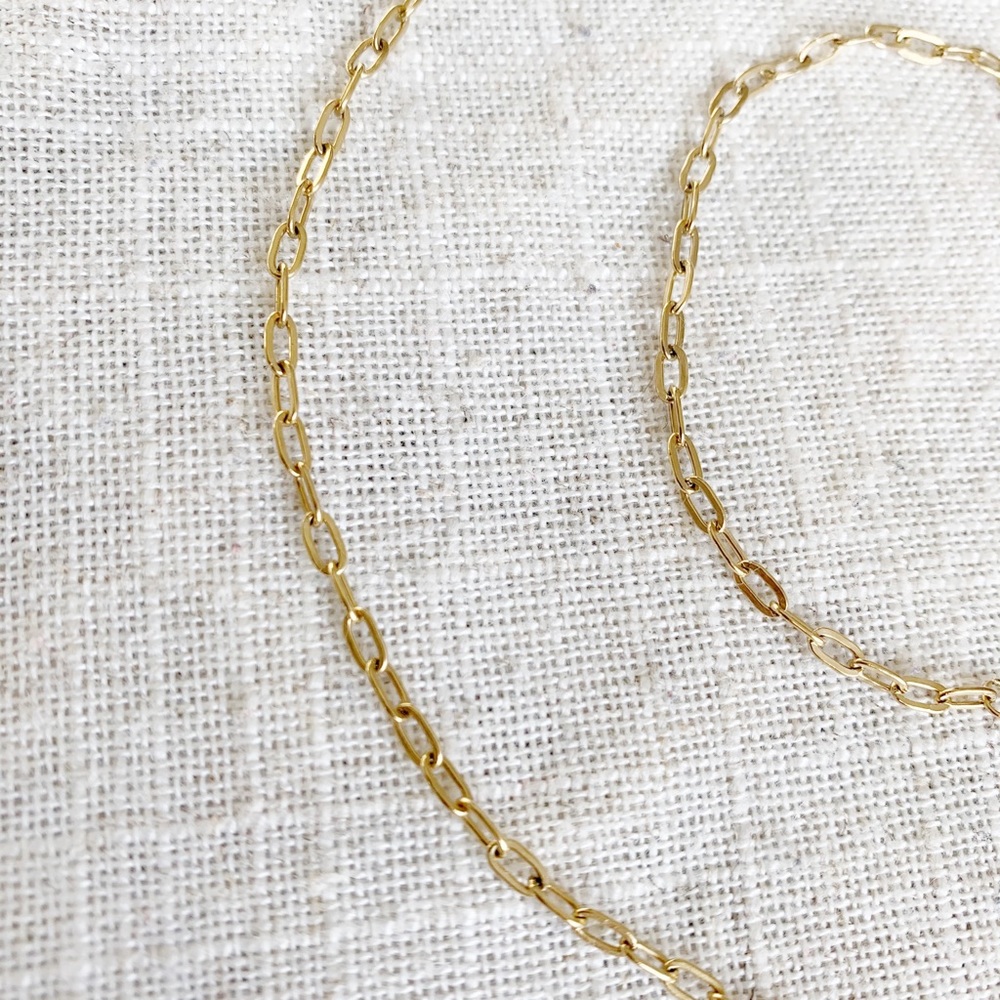 Gold Dainty Chain Link Bracelet Women’s